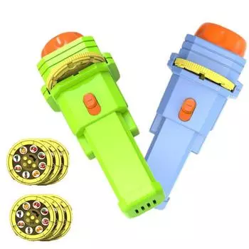 Ранний образовательный мультфильм Фонарик Проекция Дети Светящиеся игрушки Младенец/Дети/Дети/Малыши синий