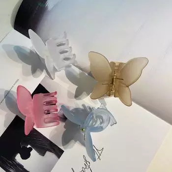 Ранняя весна, заколка для волос в стиле бабочки, матовое желе, привлекающая пчел и бабочек, заколка для ловли темперамента, заколка в виде акулы