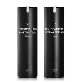 Ranoa Posh Revolution Toner & Emulsion - Набор лосьонов для кожи для мужчин, 1 шт.