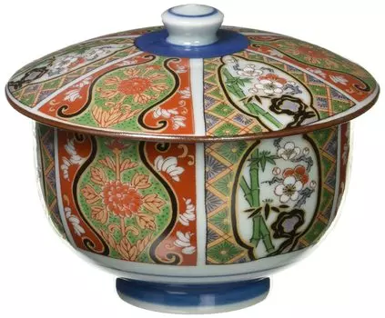 RAO3Z Ranchant Kumpide Multi Nishikiko Imari Arita Посуда Сделано в Японии 10х8см