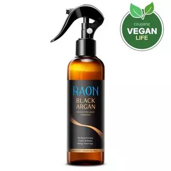 Raon Black Argan Moisture No-Wash Hair Treatment, 180ml, 1 unit