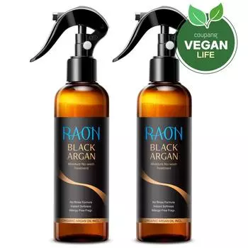 Raon Black Argan Moisture No-Wash Treatment, 180ml, 2 units