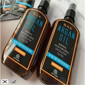 RAON BLACK ARGAN OIL Веганское масло для волос 100мл