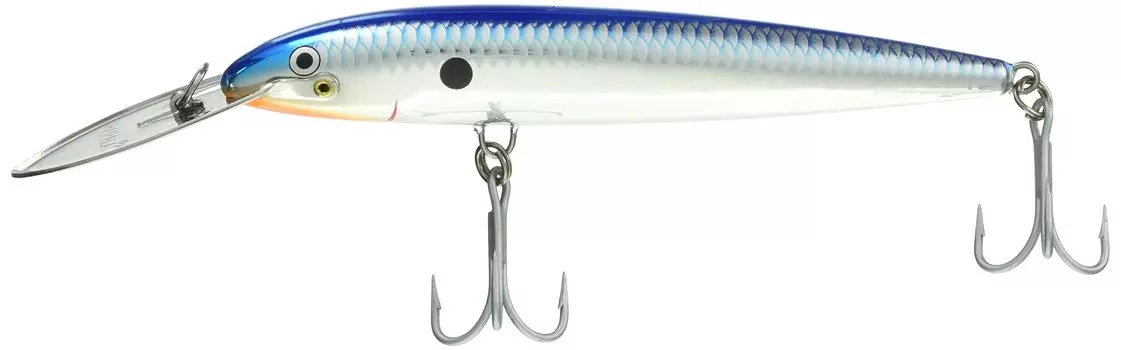 Rapala Minnow Countdown Хром Серебристый SB CD18MAG Приманка Магнум, 18см, 70г, Синий,
