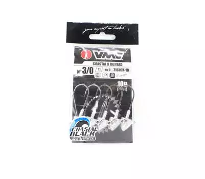 Rapala VMC V7161CX-10 Джигголовка Coastalx Размер 3/0, 10 грамм 5 штук в упаковке (4063)