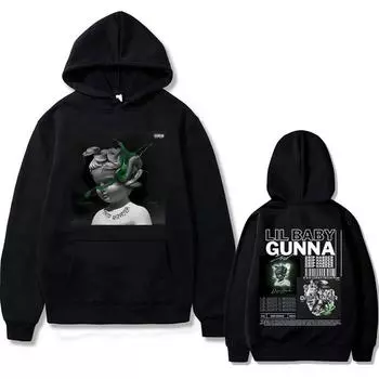 Рэпер Lil Baby Gunna Drip Harder Music Hoodie XS чёрный