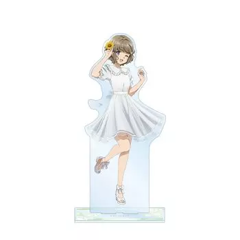 Rascal Does Not Dream of Bunny Girl Senpai Оригинальная иллюстрация Tomoe Koga Sunflower and White One Piece Ver. Очень большая акриловая подставка