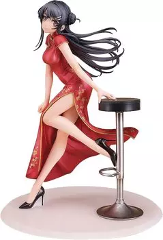 Rascal Does Not Dream of Bunny Girl Senpai Mai Sakurajima Chinese Dress Scale Plastic Painted Complete Figure Ver. 1/7