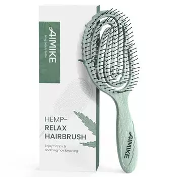 Расческа AIMIKE Расческа для распутывания волос Расческа для распутывания волос Расческа для свободного расчесывания волос Подходит для вашей головы Расческа для влажных и сухих волос Гладкая расческа для волос Скелетная расческа Простая в уходе расческа