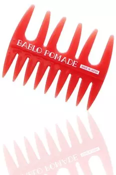 Расческа Bablo Pomade Mesh (красный) Гребень/Грубый/Мужской/Уход за волосами/Стайлинг Парикмахерская/Парикмахерская