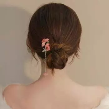 Расческа-бабочка из цинкового сплава, кисточка, палочка для волос в китайском стиле, заколка для волос в стиле ханьфу, Cheongsam