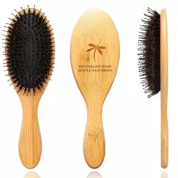 Расческа Boa Bristle Hair Brush Щетка для волос унисекс, распутывающая волосы, которую можно использовать для распутывания длинных вьющихся и любых волос Расческа для волос для мужчин