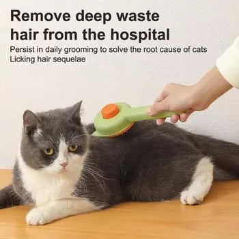 Расческа для домашних животных, чистка, щетка для груминга, массажная щетка для груминга, чистка, принадлежности для ухода за домашними животными, расчески для удаления шерсти с кошек и собак
