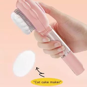 Расческа для домашних животных, кошек и собак, щетка для удаления шерсти, щетка для самоочистки длинной шерсти, инструмент для ухода за домашними животными