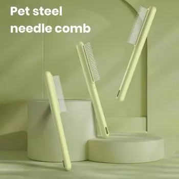 Расческа для домашних животных, нежная расческа для расчесывания собак, многофункциональное средство для удаления кошачьей шерсти, аксессуар для ухода за домашними животными, товары для домашних животных C