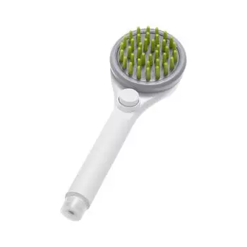 Расческа для душа, распылитель для расчесывания домашних животных, щетка для разбрызгивания воды для собак и кошек, скруббер для ванны для щенков, ручная насадка для душа для ухода за шерстью со шлангом 2 м синий