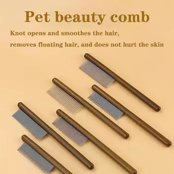 Расческа для кошек для удаления плавающих волос и депиляции Расческа для домашних животных для депиляции Инструмент для чистки кошачьей и собачьей шерсти Косметическая расческа для кошек и собак 4#
