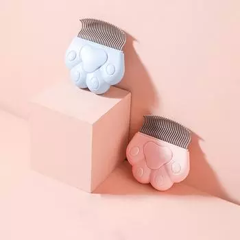 Расческа для кошек и собак с когтями для депиляции, легкая, для кошек и собак, косметология, товары для животных розовый