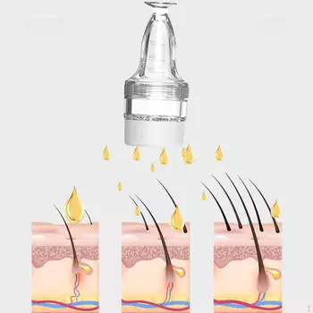 Расческа для кожи головы, жидкая расческа для волос, массажная щетка 3 мл с вращающимся шариком, мягко надавливающая сыворотка для головы transparent