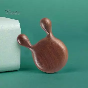 Расческа для массажа глаз снимает напряжение глаз, уменьшает отечность, способствует сиянию цвета лица, экологически чистая массажная расческа Round