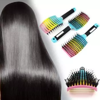 Расческа для массажа головы, высокая стабильность, фиксация поврежденных волос, разглаживающая массажная расческа для кожи головы, щетки для распутывания волос для взрослых