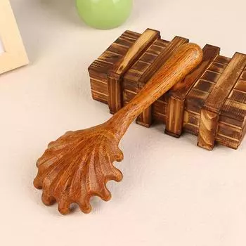 Расческа для массажа кожи головы сандалового дерева, 20 гвоздей, грубая зубчатая расческа для массажа гуаша, уход за телом, улучшение кровообращения 1Pcs