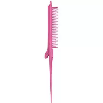 Расческа для мелирования с заостренным хвостом Пластиковая расческа с заостренным хвостом Кисть для окрашивания волос в салоне розы красного