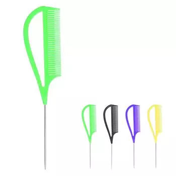 Расческа для мелирования волос, антистатическая расческа для укладки волос для парикмахерской, дома Green