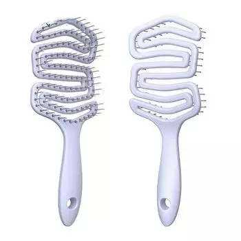 Расческа для мытья волос с длинной ручкой, мягкий массажный инструмент для мытья волос, интегрированная массажная расческа для мытья волос от перхоти и зуда. One Size