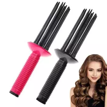 Расческа для объема воздуха, пластиковая щетка предотвращает повреждение волос, противоскользящая ручка, волосы своими руками чёрный