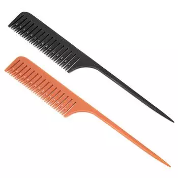 Расческа для окрашивания волос, антистатическая расческа для окрашивания секций волос для парикмахерской Brown