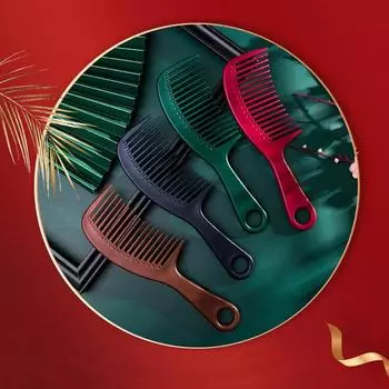 Расческа для распутывания волос с широкими зубцами, массажные расчески с большой головкой, антистатическая расческа для волос, салонная расческа для вьющихся волос, парикмахерская щетка для укладки волос