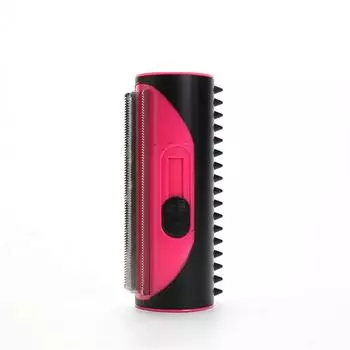 Расческа для шерсти домашних животных, роликовый гребень для чистки щенков, щетка для чистки кошачьей шерсти, щетки для чистки диванов и ковров, роликовый гребень для домашних животных красный