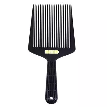 Расческа для стрижки парикмахеров, расческа для окрашивания, противоскользящая ручка, пластиковая расческа с плоской вершиной