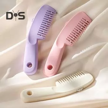 Расческа для стрижки волос, 3 уровня, регулируемая, портативная, дорожная, многофункциональная, для стрижки волос, бритва, расческа для мужчин и женщин, инструменты для укладки волос фиолетовый