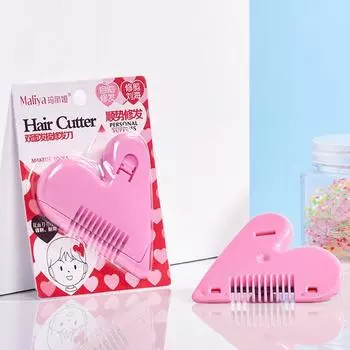 Расческа для стрижки волос Парикмахерская Расческа для стрижки волос с бритвенными лезвиями Детский набор для стрижки волос Челка Парикмахерский инструмент