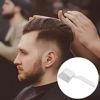 Расческа для стрижки волос, профессиональная расческа для стрижки волос, антистатическая, термостойкая, эргономичный дизайн, расческа для стрижки волос, мужские аксессуары чёрный