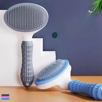 Расческа для удаления шерсти у собак, расческа для кошачьей шерсти, очиститель для шерсти собак, чтобы плавать, расческа для пушистой ванны, товары для домашних животных blue hair removal comb