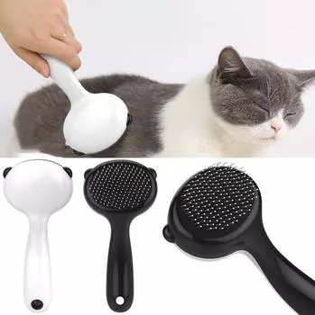 Расческа для удаления волос для собак и кошек, расческа для домашних животных, игла из нержавеющей стали, расческа для удаления волос с иглой для удаления домашних животных, аксессуары для собак Sky Blue