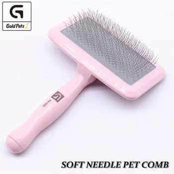 Расческа для ухода за домашними животными Sheddg H Remover Light le Мягкая игольная щетка Slier Msage Cleang Tool Открытый узел Товары для кошек и домашних животных