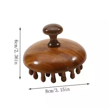 Расческа для ухода за головой, массажная расческа с широкими зубьями, расческа для массажа тела и скрабирования лица Гуаша One Size