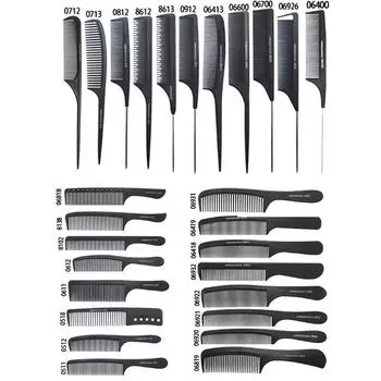 Расческа для укладки крысиного хвоста, пластиковая антистатическая термостойкая расческа для хвоста для всех типов волос, расческа для хвоста с тонкими зубцами для мужчин и женщин