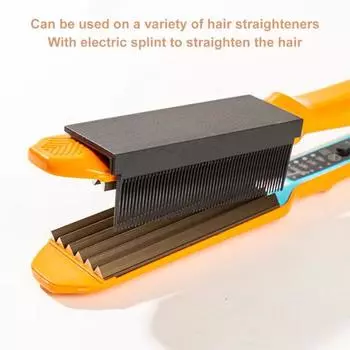 Расческа для укладки волос Утолщенная стрижка Анти-ожоговая Полезная выпрямляющая щетка Поставка для дома чёрный