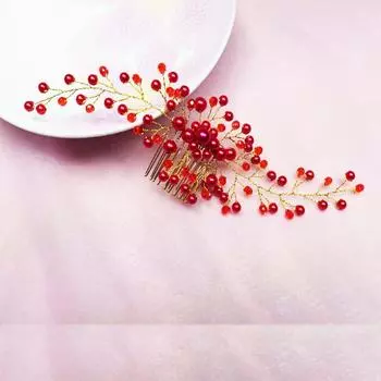 Расческа для волос, аксессуар для прически, аксессуары для волос, свадебные украшения, головные уборы, заколка для волос 22*6.5cm белый