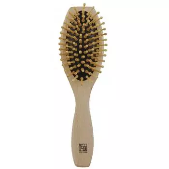 Расческа для волос Four Fleurs Fleur Garden Home Spa из бамбука с заколкой L