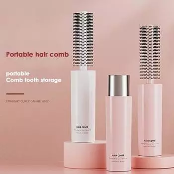 Расческа для волос Иглы высокой плотности Для сухого и влажного использования Компактный размер Антистатический Портативный Многоцелевой Легкий женский Расческа для вьющихся волос Щетка для укладки волос Инструмент