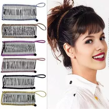 Расческа для волос Легкая Портативная Крепкая Гибкая Минималистичный Дизайн Простая в Эксплуатации Расческа Для Волос Аксессуар Для Укладки S жёлтый