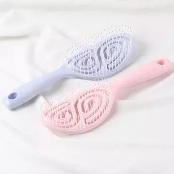 Расческа для волос Массаж кожи головы Щетка для волос Влажная кудрявая расческа Расческа для распутывания волос Женский салон Парикмахерские инструменты для укладки синий