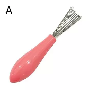 Расческа для волос Щетка для чистки с пластиковой ручкой L-образный очиститель для удаления волос Встроенные косметические инструменты Аксессуары для чистки Инструмент