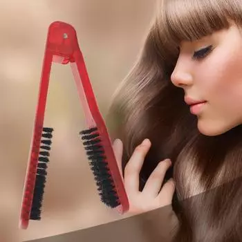 Расческа для выпрямления волос полая парикмахерская прозрачная прочная мужская женская универсальная для салона